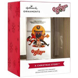 New! A Christmas Story VHS Tape Hallmark Christmas Ornament 2022